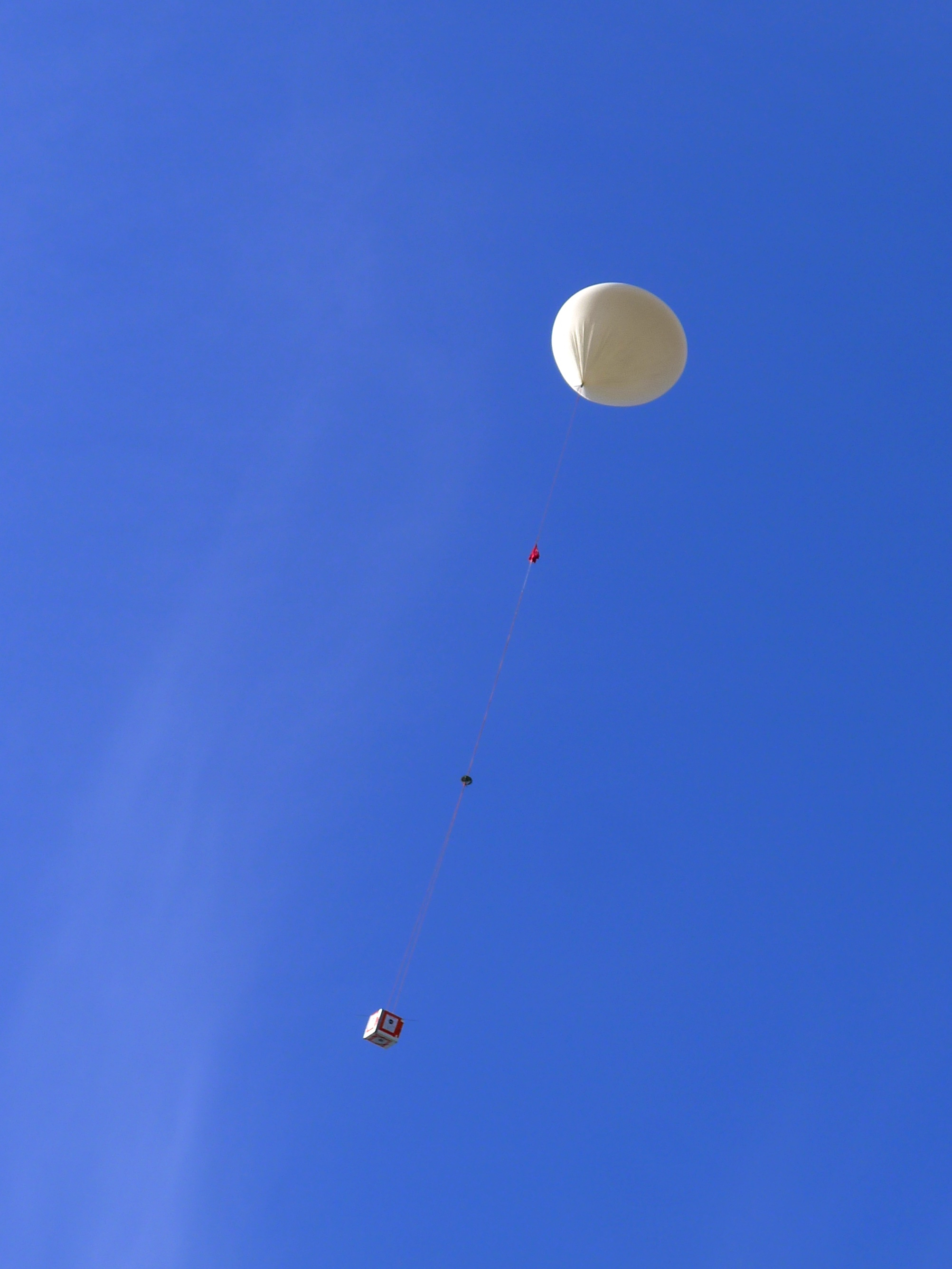 Balloon in flight